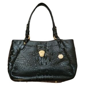 Brahmin Melbourne Collette Double Handle Shoulder Bag Tote Purse